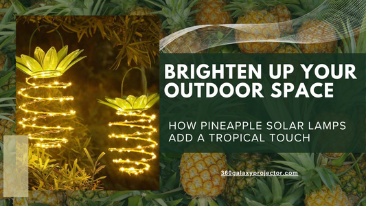 Pineapple Solar Lamps