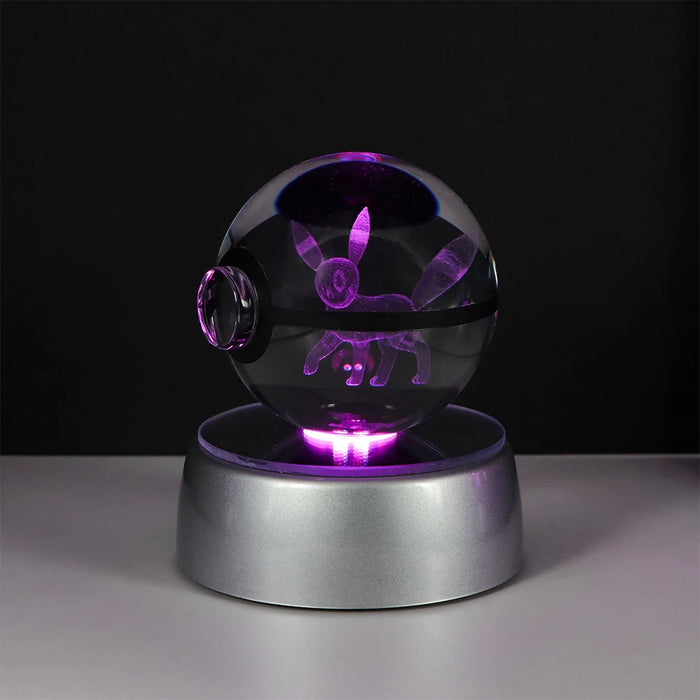 3D Crystal Ball Umbreon LED Night Light