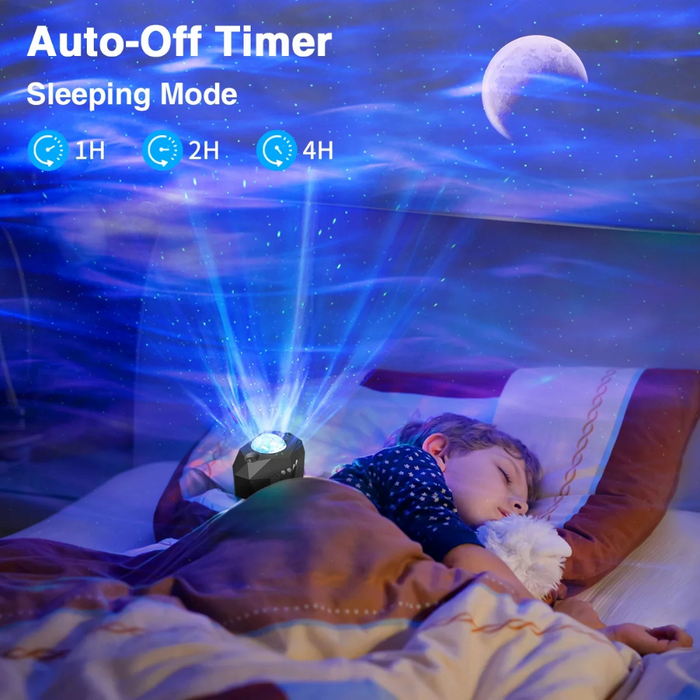 Starry Sky Projector With Moon And Music Sync