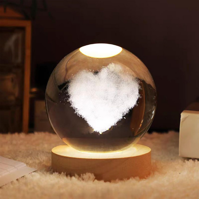 3D Crystal Ball Cloud LED Light