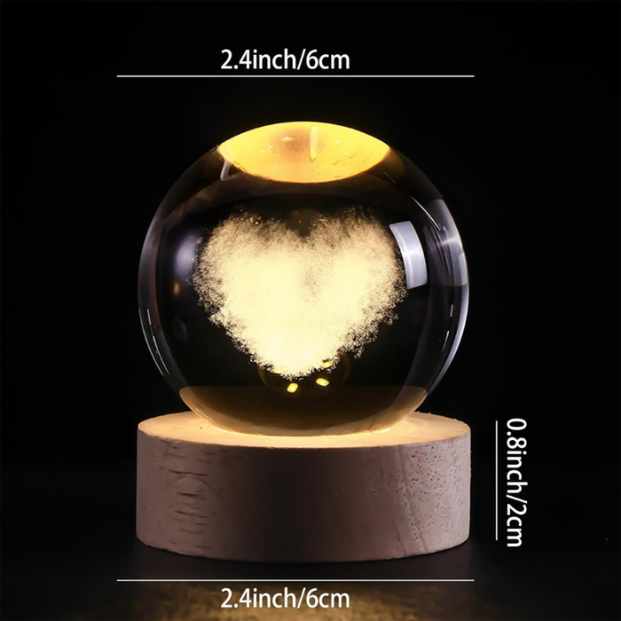 3D Crystal Ball Cloud LED Light