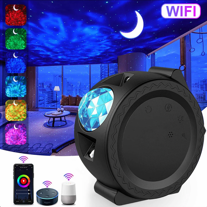 Galaxy Light Projector With Music Sync And Ambient Lighting