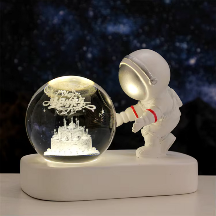 Astronaut Gazing Projector Table Lamp Light