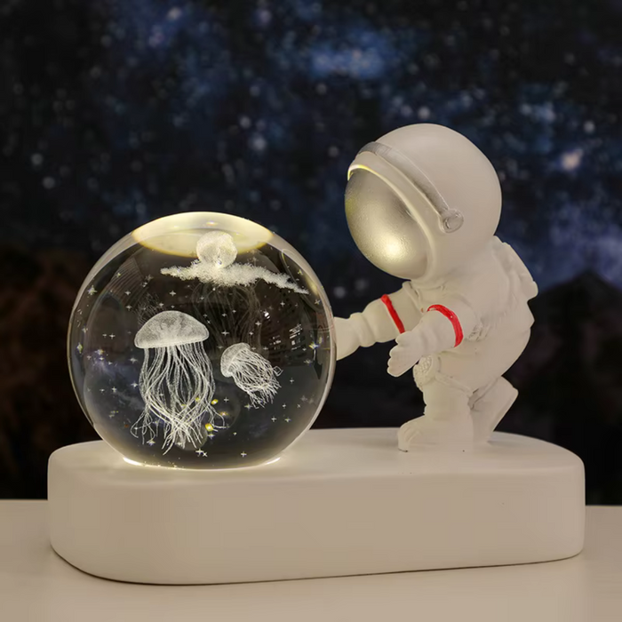 Astronaut Gazing Projector Table Lamp Light