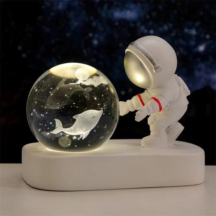 Astronaut Gazing Projector Table Lamp Light