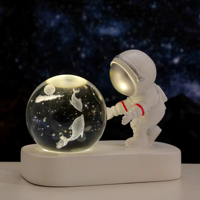 Astronaut Gazing Projector Table Lamp Light