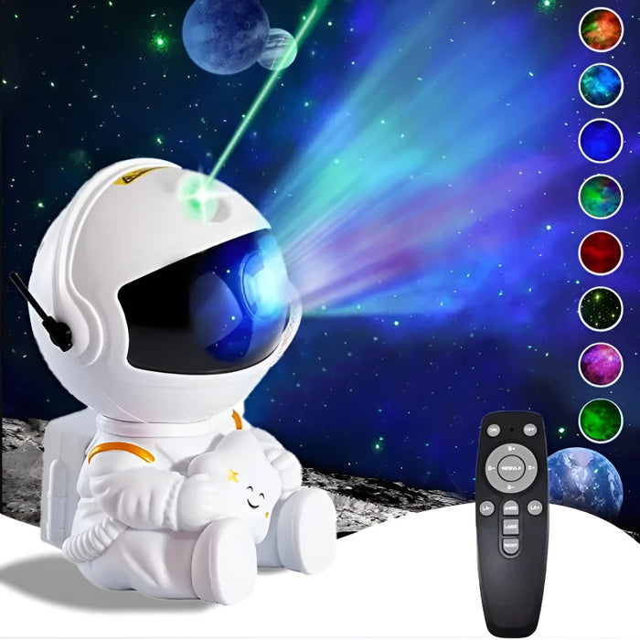 Astronaut Galaxy Star Projector LED Night Light