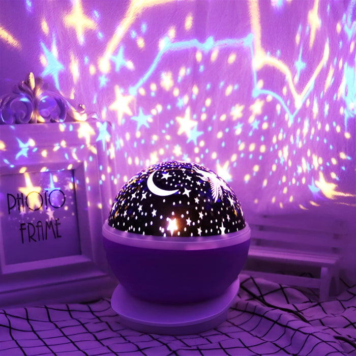 Rotating Starry Sky Night Light Projector