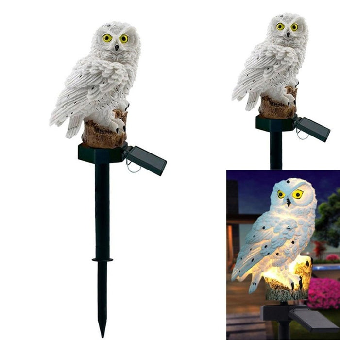 Home Decor Owl LED Solar Lamp