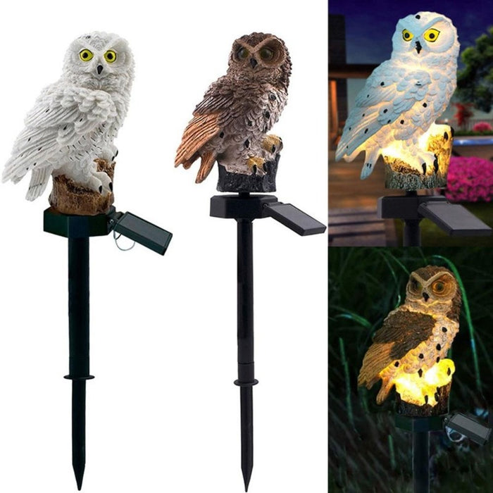 Home Decor Owl LED Solar Lamp