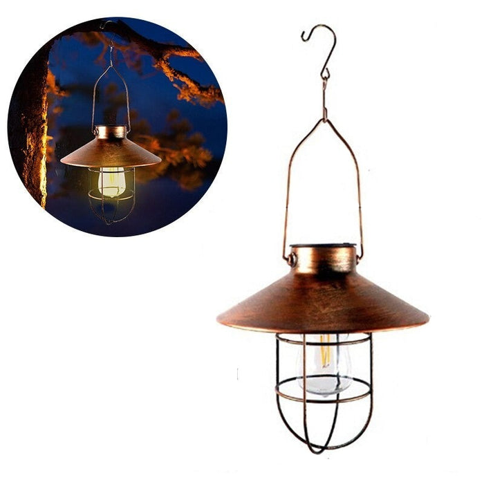 Retro LED Solar Lantern Hanging Lamps