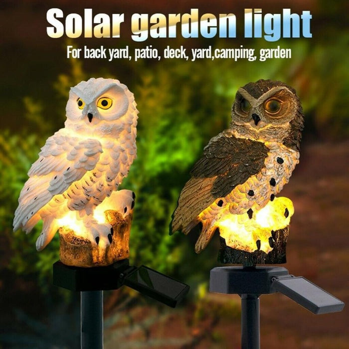 Home Decor Owl LED Solar Lamp