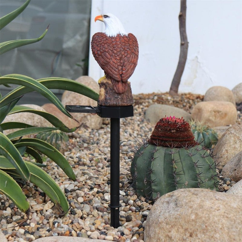 Eagle Shape Ornament Waterproof Garden Lawn Solar Lamp
