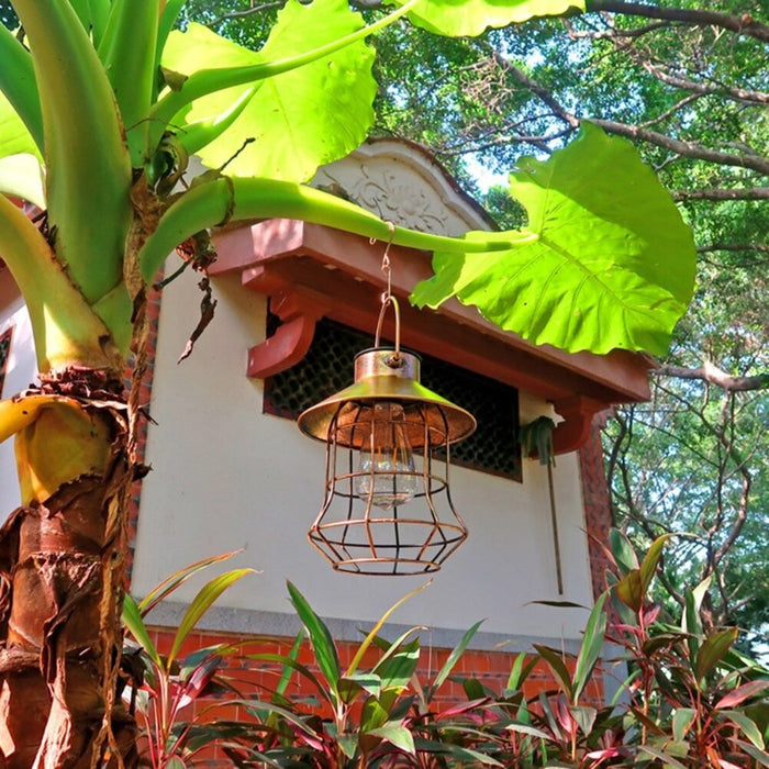 Retro LED Solar Lantern Hanging Lamps