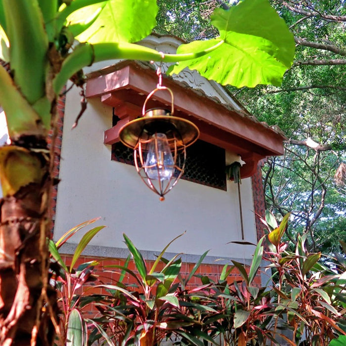 Retro LED Solar Lantern Hanging Lamps