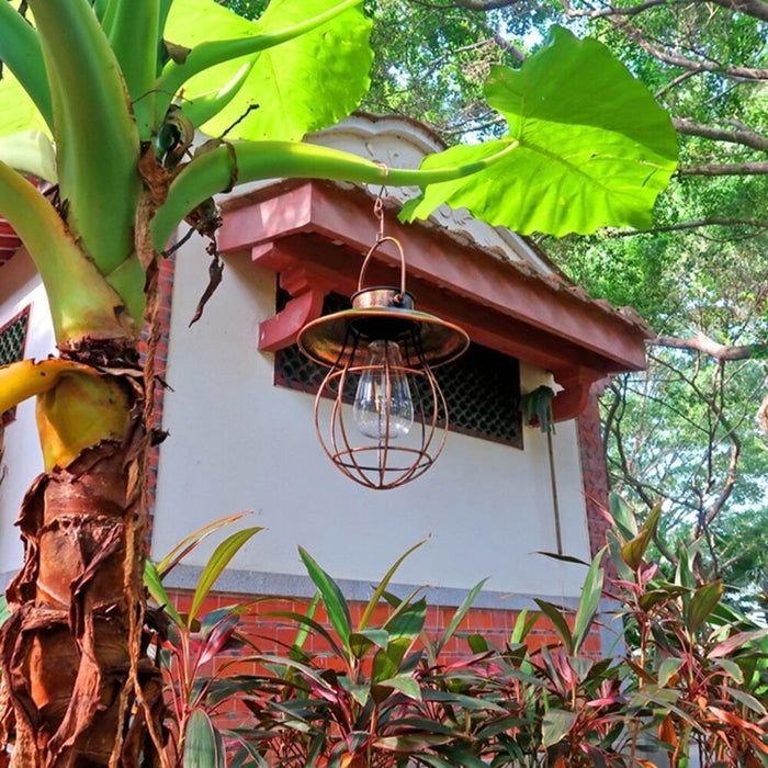 Retro LED Solar Lantern Hanging Lamps